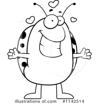 Royalty-Free (RF) Ladybug Clipart Illustration by Cory Thoman - Stock Sample #1142514