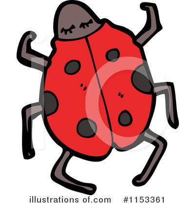 Royalty-Free (RF) Ladybug Clipart Illustration by lineartestpilot - Stock Sample #1153361