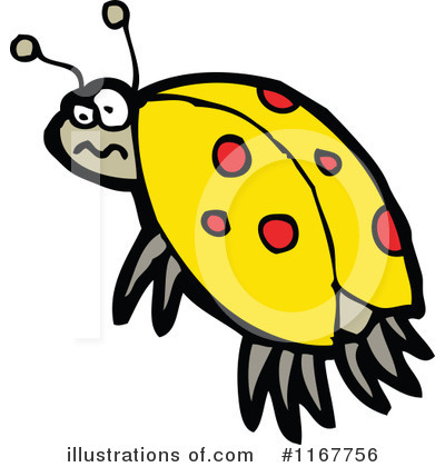 Royalty-Free (RF) Ladybug Clipart Illustration by lineartestpilot - Stock Sample #1167756