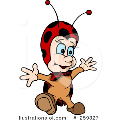 Royalty-Free (RF) Ladybug Clipart Illustration by dero - Stock Sample #1259327