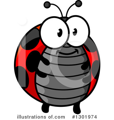 Royalty-Free (RF) Ladybug Clipart Illustration by Vector Tradition SM - Stock Sample #1301974