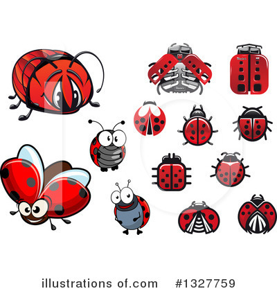 Royalty-Free (RF) Ladybug Clipart Illustration by Vector Tradition SM - Stock Sample #1327759