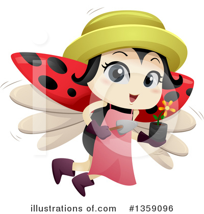 Royalty-Free (RF) Ladybug Clipart Illustration by BNP Design Studio - Stock Sample #1359096