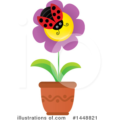 Royalty-Free (RF) Ladybug Clipart Illustration by visekart - Stock Sample #1448821