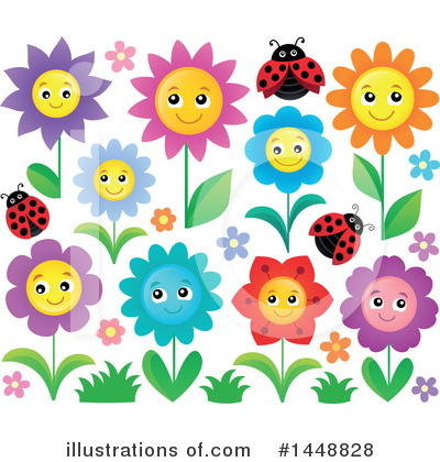 Royalty-Free (RF) Ladybug Clipart Illustration by visekart - Stock Sample #1448828
