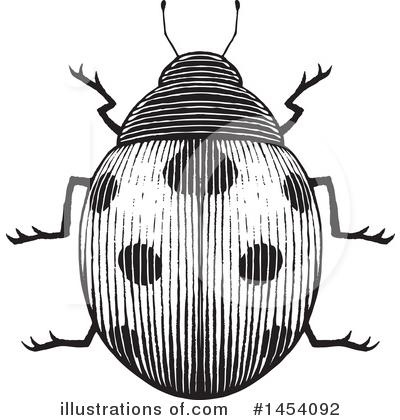 Royalty-Free (RF) Ladybug Clipart Illustration by cidepix - Stock Sample #1454092