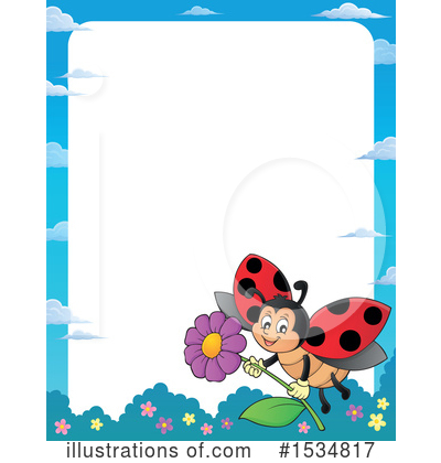 Royalty-Free (RF) Ladybug Clipart Illustration by visekart - Stock Sample #1534817
