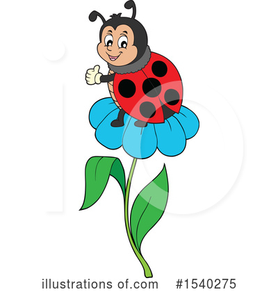 Royalty-Free (RF) Ladybug Clipart Illustration by visekart - Stock Sample #1540275