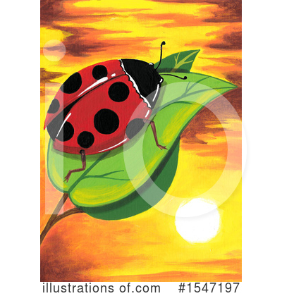Royalty-Free (RF) Ladybug Clipart Illustration by LoopyLand - Stock Sample #1547197