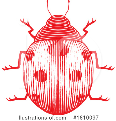 Royalty-Free (RF) Ladybug Clipart Illustration by cidepix - Stock Sample #1610097