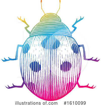 Royalty-Free (RF) Ladybug Clipart Illustration by cidepix - Stock Sample #1610099