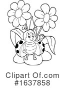 Ladybug Clipart #1637858 by visekart