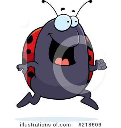 Royalty-Free (RF) Ladybug Clipart Illustration by Cory Thoman - Stock Sample #218606