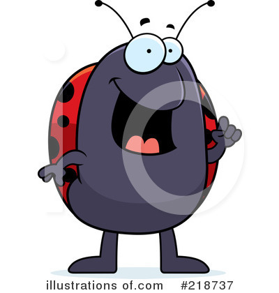 Royalty-Free (RF) Ladybug Clipart Illustration by Cory Thoman - Stock Sample #218737