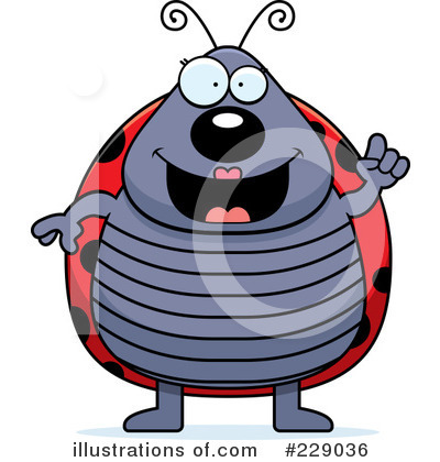 Royalty-Free (RF) Ladybug Clipart Illustration by Cory Thoman - Stock Sample #229036