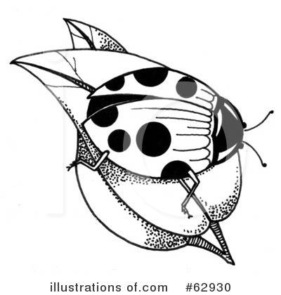 Royalty-Free (RF) Ladybug Clipart Illustration by LoopyLand - Stock Sample #62930