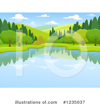 Royalty-Free (RF) Lake Clipart Illustration by BNP Design Studio - Stock Sample #1235037