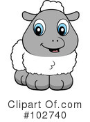 Lamb Clipart #102740 by Cory Thoman