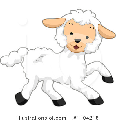 Royalty-Free (RF) Lamb Clipart Illustration by BNP Design Studio - Stock Sample #1104218