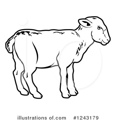 Royalty-Free (RF) Lamb Clipart Illustration by AtStockIllustration - Stock Sample #1243179