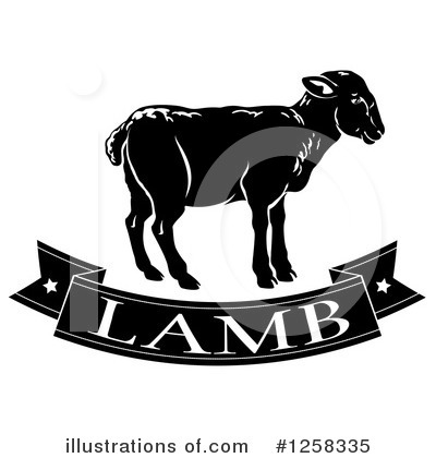 Royalty-Free (RF) Lamb Clipart Illustration by AtStockIllustration - Stock Sample #1258335