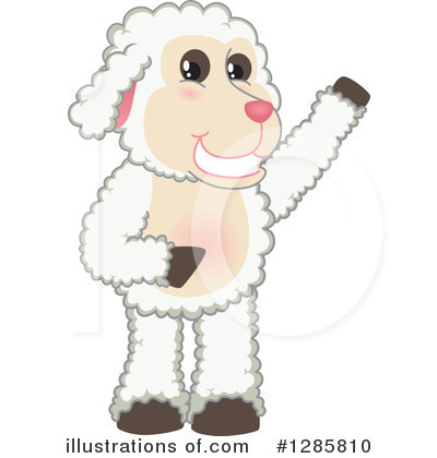 Royalty-Free (RF) Lamb Clipart Illustration by Mascot Junction - Stock Sample #1285810