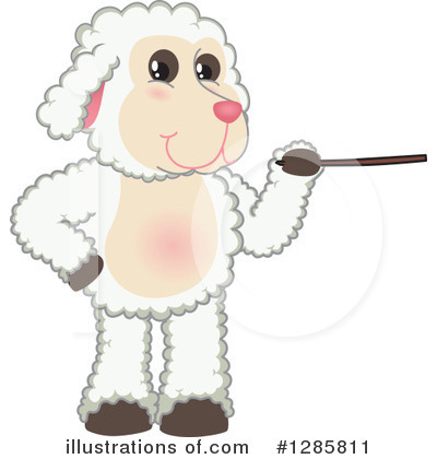 Royalty-Free (RF) Lamb Clipart Illustration by Mascot Junction - Stock Sample #1285811