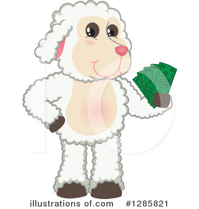 Royalty-Free (RF) Lamb Clipart Illustration by Mascot Junction - Stock Sample #1285821