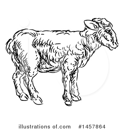 Royalty-Free (RF) Lamb Clipart Illustration by AtStockIllustration - Stock Sample #1457864