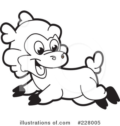 Royalty-Free (RF) Lamb Clipart Illustration by Lal Perera - Stock Sample #228005