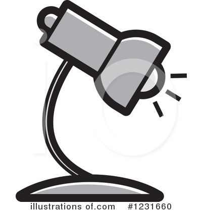 Desk Lamp Clipart #1231660 by Lal Perera