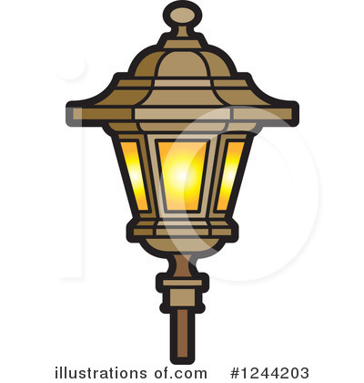 Royalty-Free (RF) Lamp Clipart Illustration by Lal Perera - Stock Sample #1244203