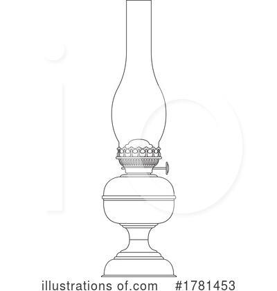 Oil Lamp Clipart #1781453 by Lal Perera