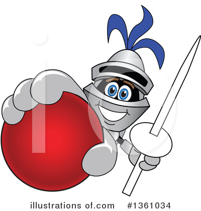 Royalty-Free (RF) Lancer Clipart Illustration by Mascot Junction - Stock Sample #1361034
