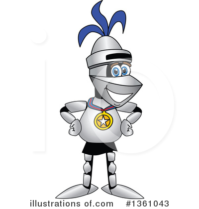 Royalty-Free (RF) Lancer Clipart Illustration by Mascot Junction - Stock Sample #1361043