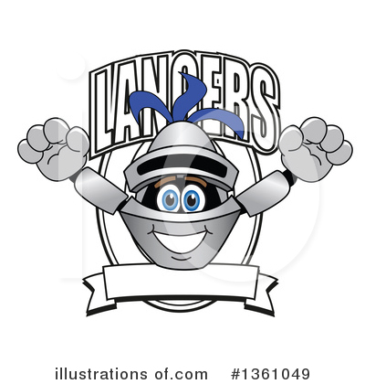 Royalty-Free (RF) Lancer Clipart Illustration by Mascot Junction - Stock Sample #1361049