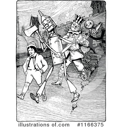 Royalty-Free (RF) Land Of Oz Clipart Illustration by Prawny Vintage - Stock Sample #1166375