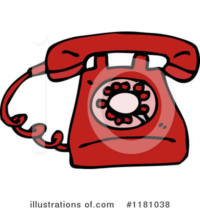 Royalty-Free (RF) Landline Telephone Clipart Illustration by lineartestpilot - Stock Sample #1181038