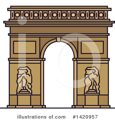 Royalty-Free (RF) Landmark Clipart Illustration by Vector Tradition SM - Stock Sample #1420957