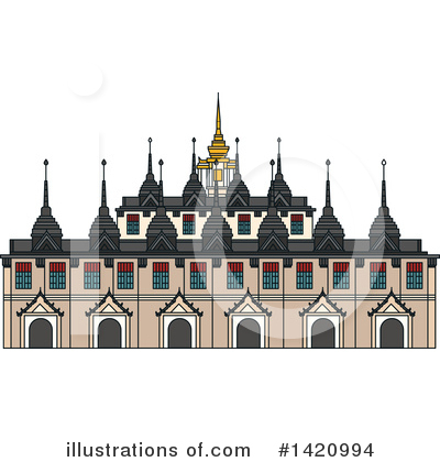 Royalty-Free (RF) Landmark Clipart Illustration by Vector Tradition SM - Stock Sample #1420994