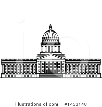 Capitol Building Clipart #1433148 by Vector Tradition SM
