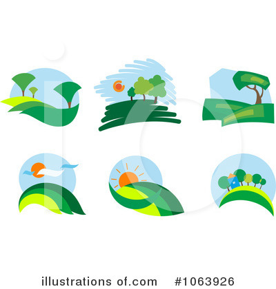 Royalty-Free (RF) Landscape Clipart Illustration by Vector Tradition SM - Stock Sample #1063926