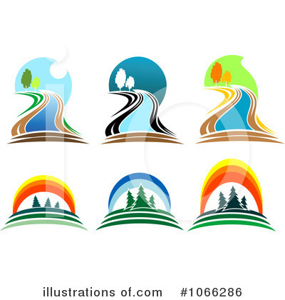 Royalty-Free (RF) Landscape Clipart Illustration by Vector Tradition SM - Stock Sample #1066286
