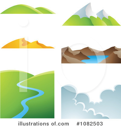 Royalty-Free (RF) Landscape Clipart Illustration by cidepix - Stock Sample #1082503