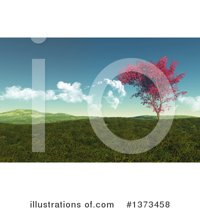 Royalty-Free (RF) Landscape Clipart Illustration by KJ Pargeter - Stock Sample #1373458