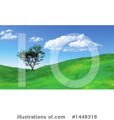 Royalty-Free (RF) Landscape Clipart Illustration by KJ Pargeter - Stock Sample #1446318