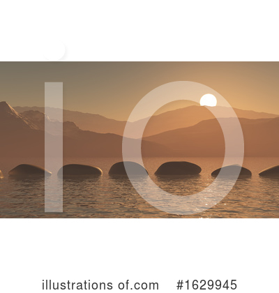 Royalty-Free (RF) Landscape Clipart Illustration by KJ Pargeter - Stock Sample #1629945
