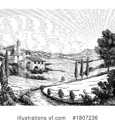Village Clipart #1807236 by AtStockIllustration