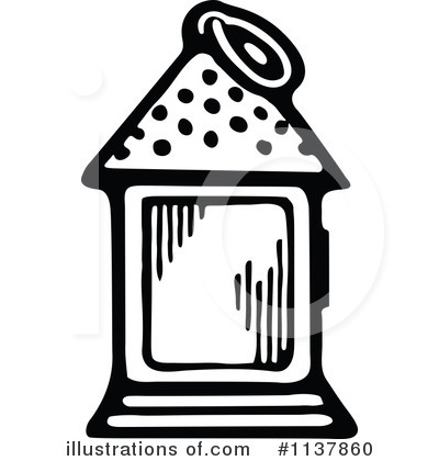 Royalty-Free (RF) Lantern Clipart Illustration by Prawny Vintage - Stock Sample #1137860