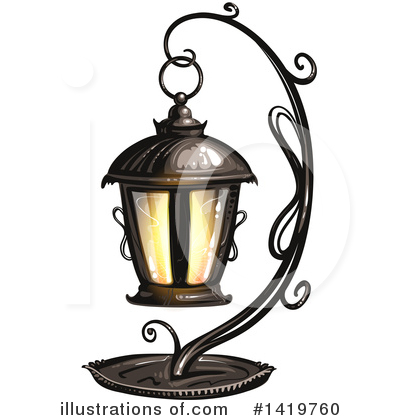 Royalty-Free (RF) Lantern Clipart Illustration by merlinul - Stock Sample #1419760